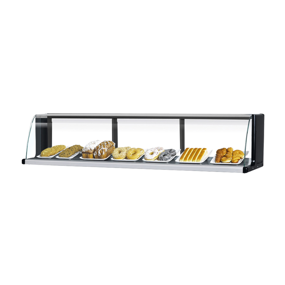 Turbo Air TOMD-40-LB Black 39" Top Dry Display Case for Turbo Air TOM-40L Low Profile Open Display Case