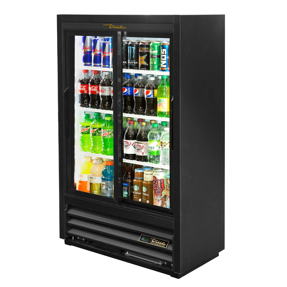 True GDM-33SSL-56-HC-LD Two Section Convenience Store Cooler