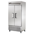 True TS-35-HC 40" Two Section Solid Door Stainless Steel Reach in Refrigerator