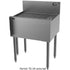 Perlick TS20 TS Series Underbar Drainboard 20"W x 19"D