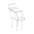 Perlick TSD12U2 12" Underbar Bottle Storage Bin with Open Chest & 6 Bottle Wells