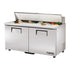 True TSSU-60-16-ADA-HC 60" ADA Compliant Solid Door Sandwich Salad Unit