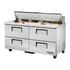 True TSSU-60-16D-4-HC~SPEC3 Refrigerated Counter, Sandwich / Salad Unit