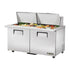 True TSSU-60-24M-B-ST-ADA-HC 60" ADA Compliant Mega-Top Sandwich Salad Unit