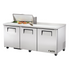 True TSSU-72-08-HC 72" Sandwich / Salad Prep Table