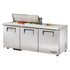 True TSSU-72-10-ADA-HC 72" ADA Compliant Solid Door Sandwich Salad Unit