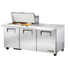 True TSSU-72-15M-B-HC~SPEC3 Refrigerated Counter, Mega Top Sandwich / Salad Unit