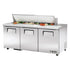 True TSSU-72-16-ADA-HC 72" ADA Compliant Solid Door Sandwich Salad Unit