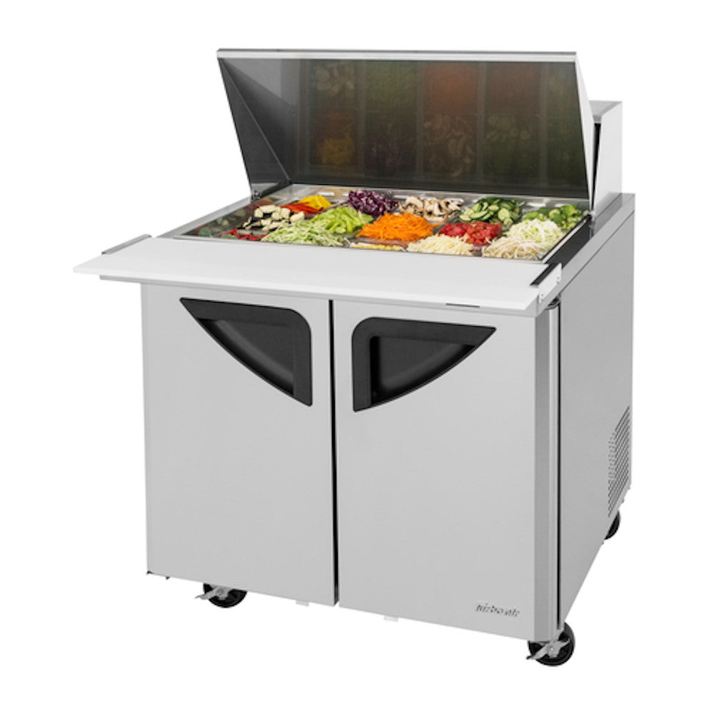 Turbo Air TST-36SD-15-N6 36" Super Deluxe Stainless Steel Mega Top Refrigerated Salad / Sandwich Prep Table