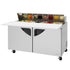 Turbo Air TST-60SD-N 60" Super Deluxe Two Door Refrigerated Sandwich / Salad Prep Table