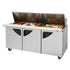 Turbo Air TST-72SD-30-N 72" Super Deluxe Mega Top Refrigerated Sandwich/Salad Prep Table