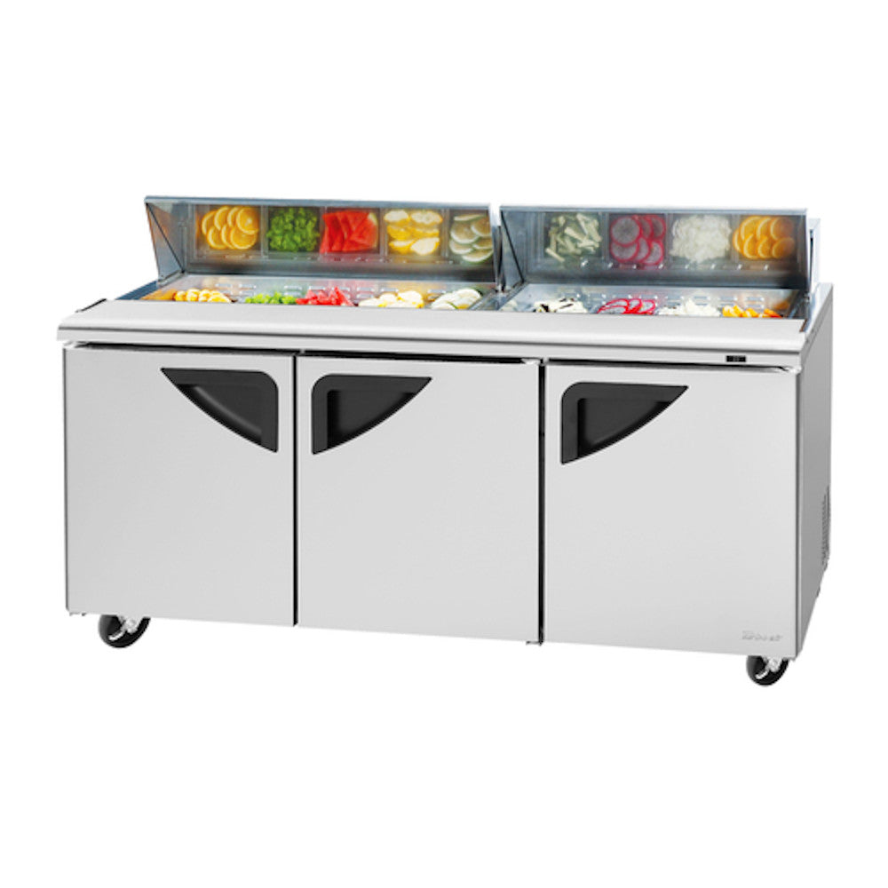 Turbo Air TST-72SD-N 72" Super Deluxe Refrigerated Sandwich/Salad Prep Table