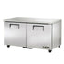 True TUC-60F-HC Two Section Solid Door Undercounter Freezer