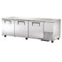 True TUC-93-HC Three Section Side Mount Undercounter Refrigerator