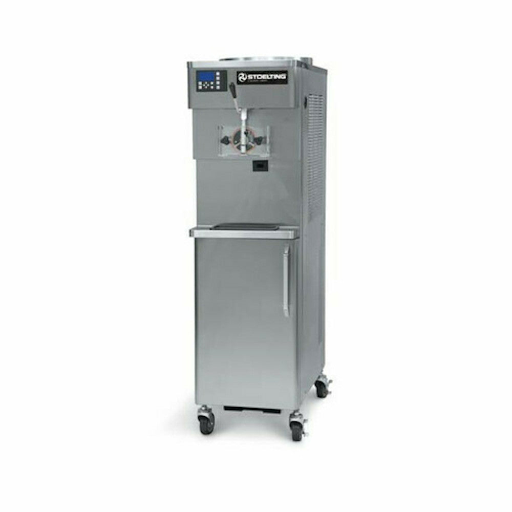 Stoelting U411-109I2 Self-Contained Water-Cooled Soft-Serve Freezer with Refrigerated Cabinet