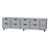Beverage Air UCRD119AHC-8 119" Undercounter Refrigerated Work Top With Drawers