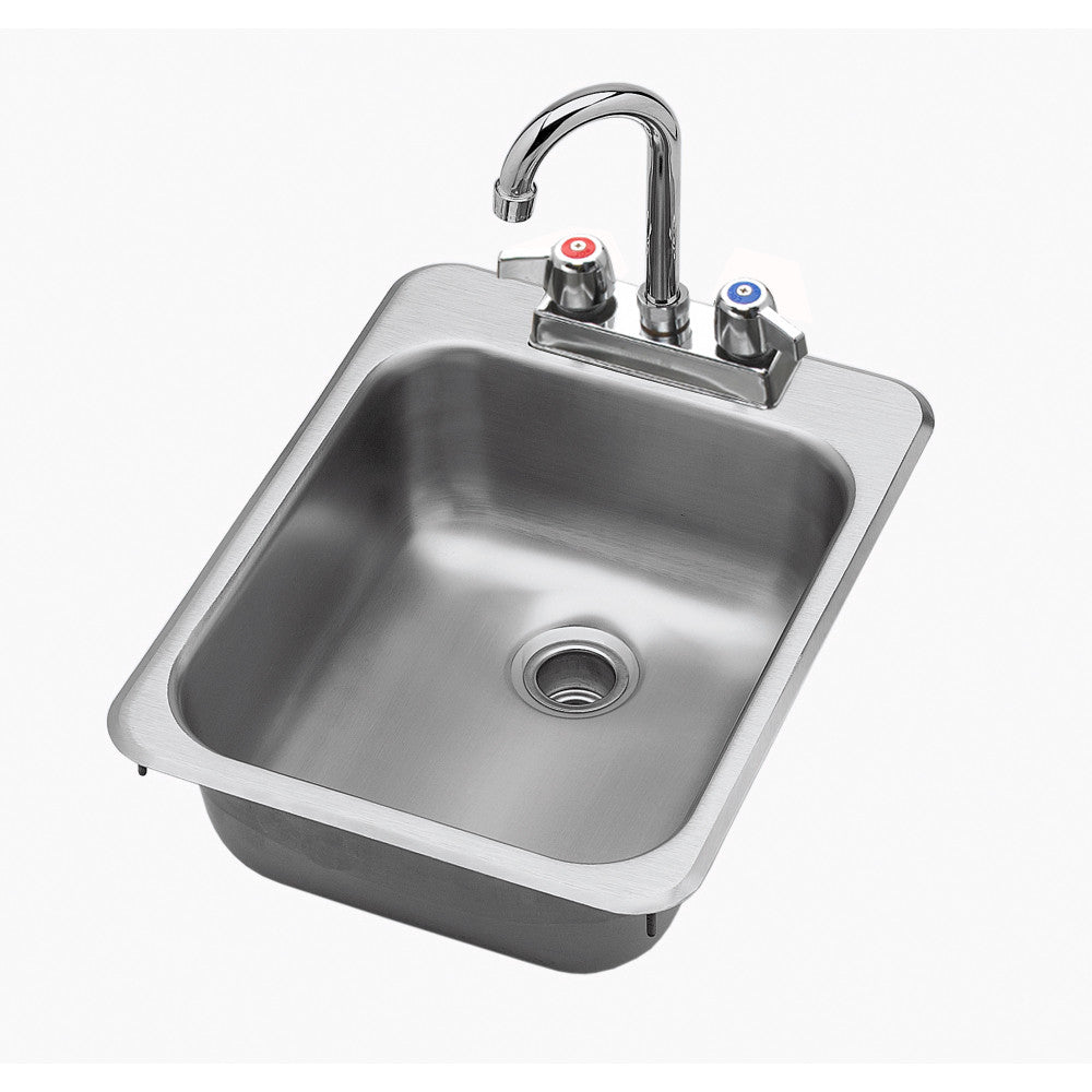 Krowne Metal HS-1317 One Compartment 13" Drop-In Hand Sink