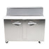 Traulsen UPT4812-RR-SB Stainless Steel 48" Refrigerated Counter- Hinged Right