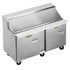 Traulsen UPT7218-LL 72" Refrigerated Counter- Hinged Left- 18 Pan Capacity