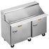 Traulsen UPT7230-RR-SB 72" Refrigerated Counter with Stainless Steel Back