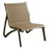 Grosfillex US001599 Cognac/Fusion Bronze Sunset Armless Lounge Chair (4 per case)