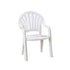 Grosfillex US282304 White Miami Lowback Stacking Armchair