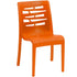 Grosfillex US118019 Orange Essenza Stacking Sidechair (16 per case)