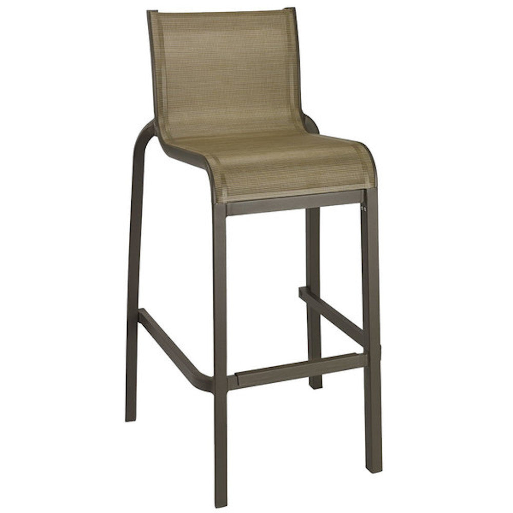 Grosfillex US300599 Cognac/Fusion Bronze Sunset Armless Barstool (8 per case)