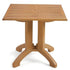 Grosfillex US420408 Teak Decor Atlanta 36" Square Pedestal Table