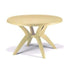 Grosfillex US526766 Sandstone Ibiza 46" Round Pedestal Table