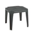 Grosfillex US529602 Charcoal Miami 17X17 Low Table (case of 6)