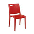 Grosfillex US563202 Apple Red Metro Stacking Chair (case of 16)