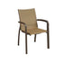 Grosfillex US643599 Cognac/Fusion Bronze Sunset Stacking Armchair (case of 4)