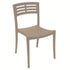 Grosfillex US738181 French Taupe Vogue Stacking Sidechair (case of 4)