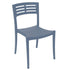 Grosfillex US738680 Denim Blue Vogue Stacking Sidechair (case of 4)