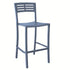 Grosfillex UT638680 Denim Blue Vogue Stacking Barstool (case of 8)