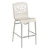 Grosfillex UT838004 White Tempo Stacking Barstool (Case of 2)