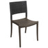Grosfillex UT925002 Charcoal Java Side Chair (Case of 16)
