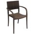 Grosfillex UT926037 Bronze Java Arm Chair (Case of 16)
