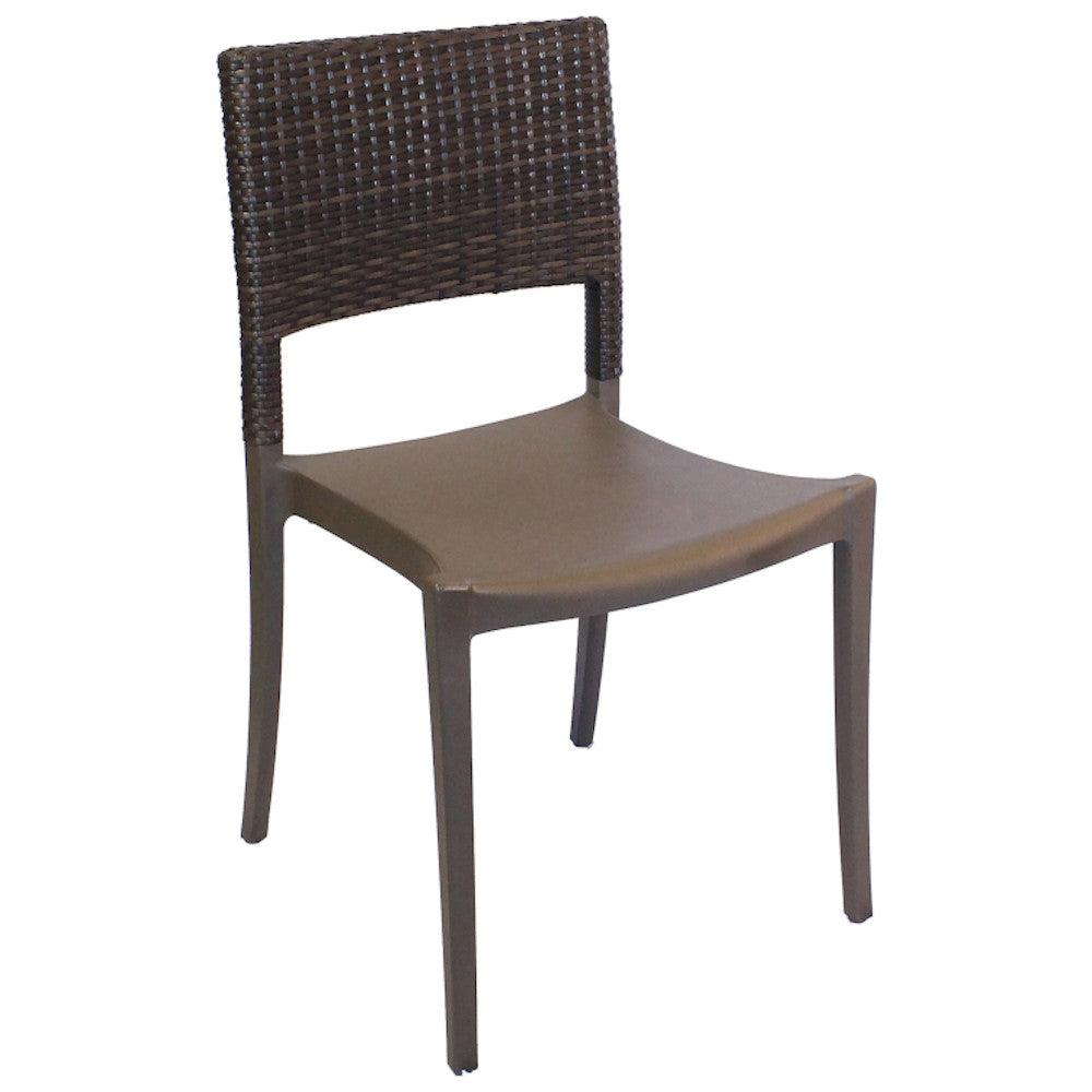 Grosfillex UT985037 Bronze Java Side Chair (Case of 4)