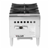 Vulcan VCRH12 Natural Gas 12" 2 Burner Countertop Range / Hot Plate - 50,000 BTU