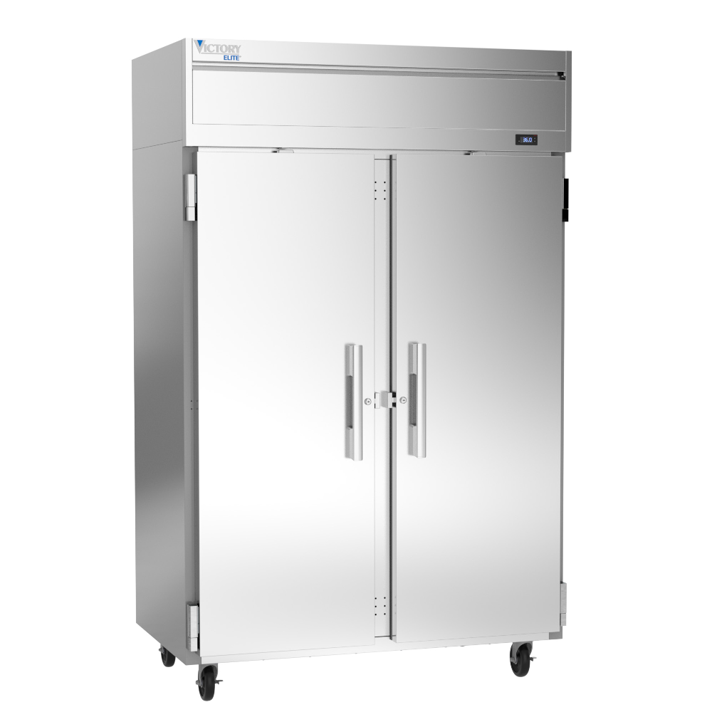Victory Elite VERSA-2D-SD-HC Two-Section Reach-In Refrigerator