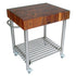 John Boos WAL-CUCD15 Walnut Cucina D'Amico Cart