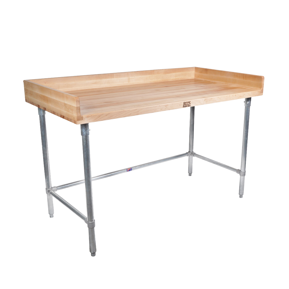 John Boos DSB11 Baker's Top 48" W x 36" D Work Table