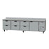 Beverage Air WTRD119AHC-6 119" Refrigerated Counter Work Top With Drawers